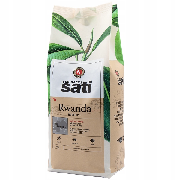 Levně Káva zrnková Arabica Cafe Sati Mushonyi 500 g