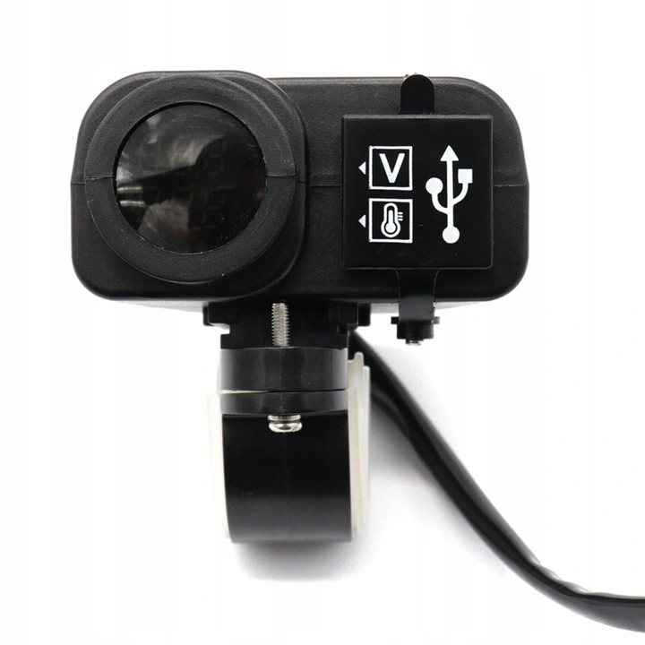 ŁADOWARKA MOTOCYKLOWA TEMPERATURA 2x USB QC3 +WOLT Producent Wupp