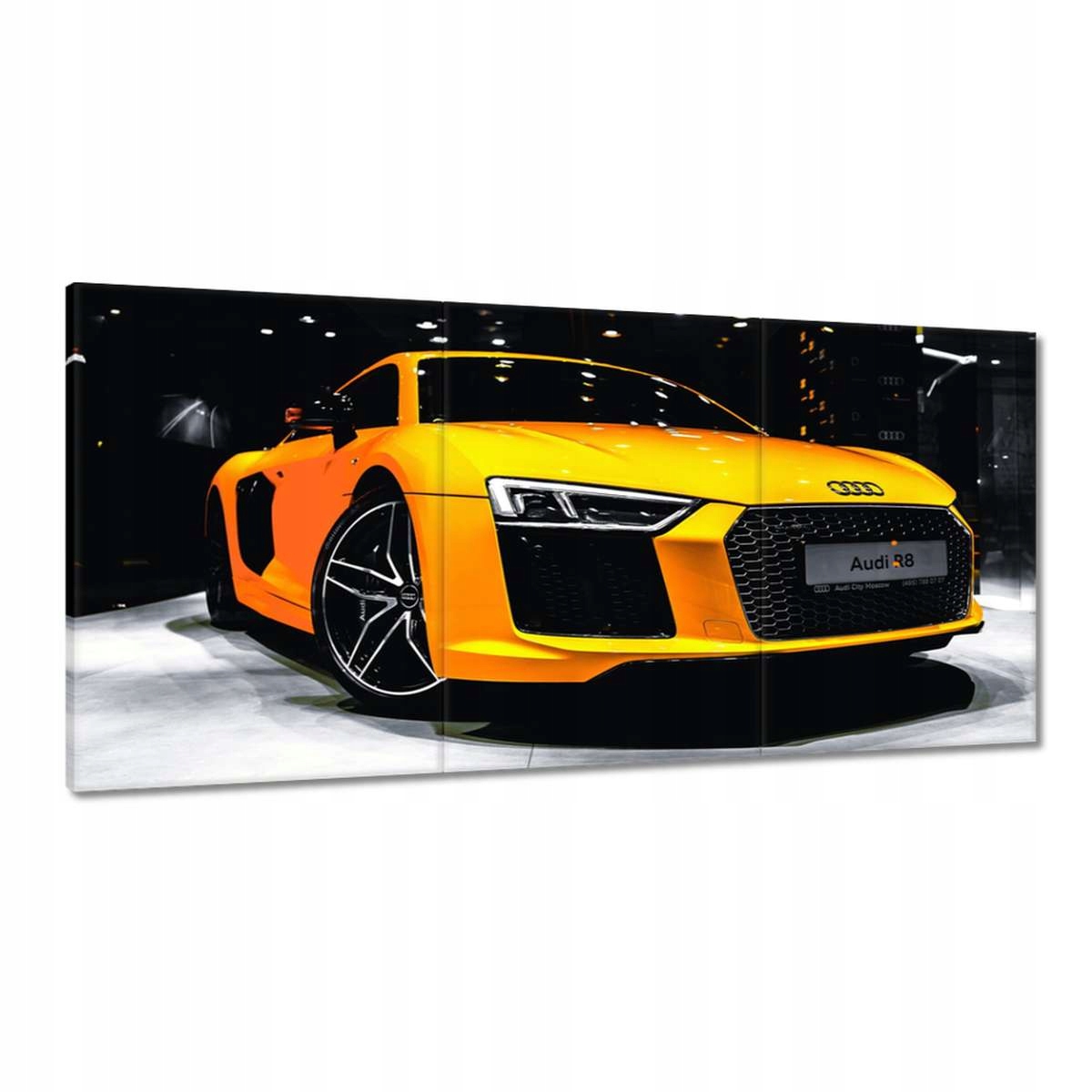 Obrazy 120x60 Žluté Audi R8