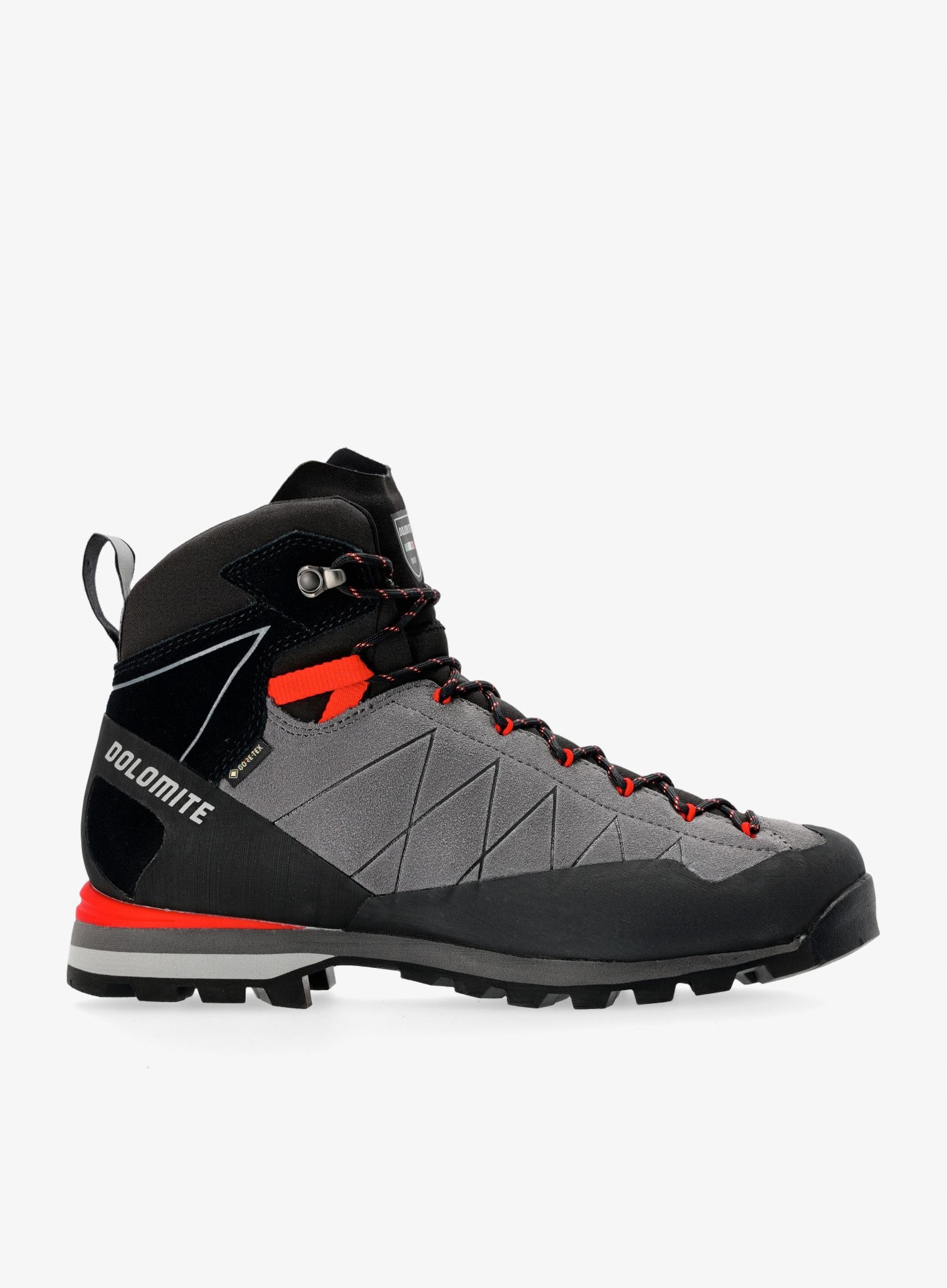 Přístupové boty Dolomite Crodarossa Hi Gtx gunmetal grey/red 45