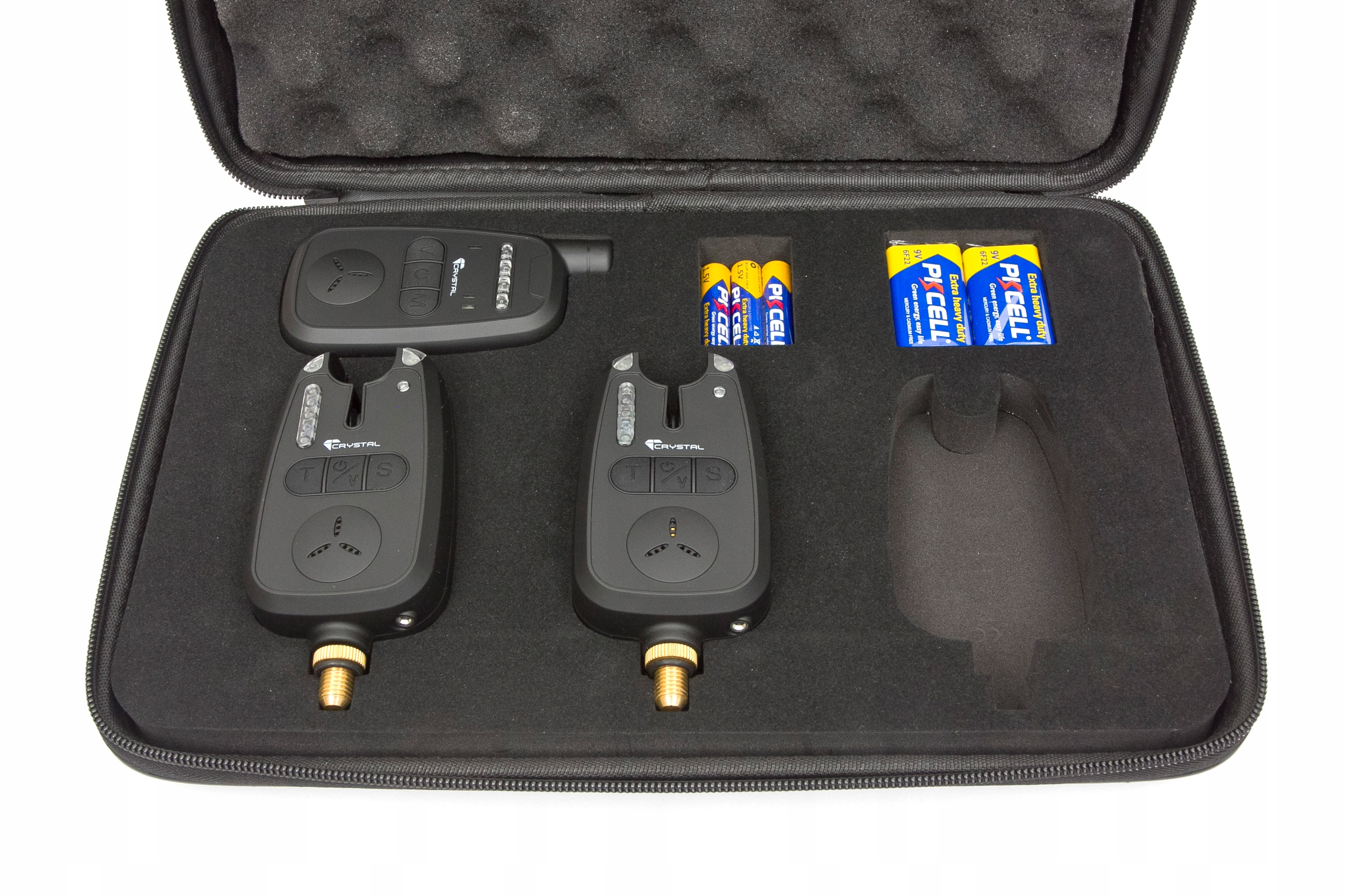 Sygnalizatory bran 2+1 Crystal Rf 298 z Linia Led Czujnik zmierzchu.