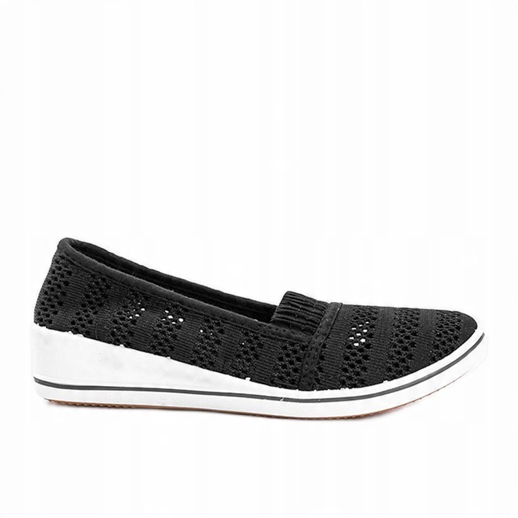 

Czarne Tkanina Buty Kobiety Trampki r.39