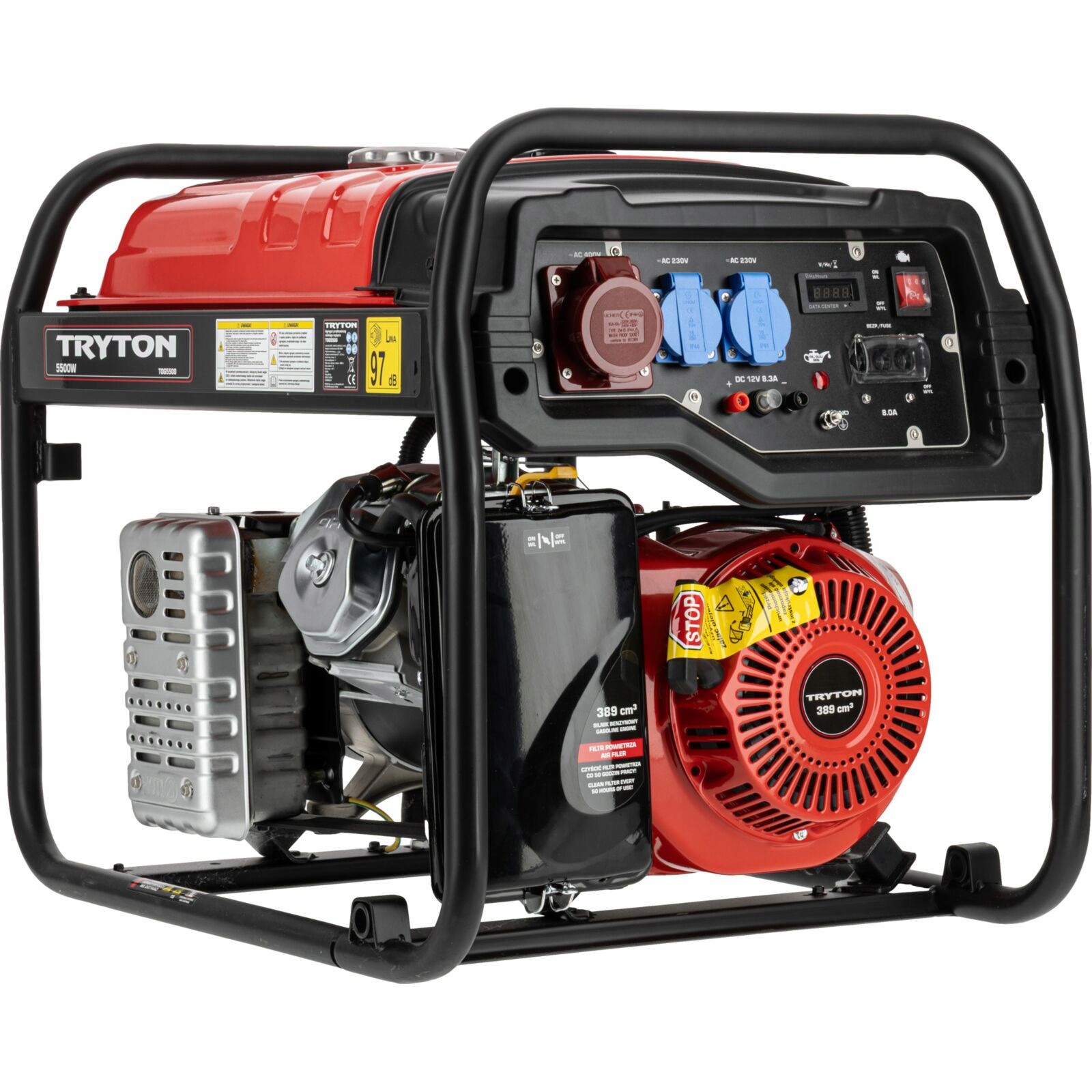 Agregat Prądotwórczy 5KW (max 5,5KW), Avr, 1X400V,2X230V