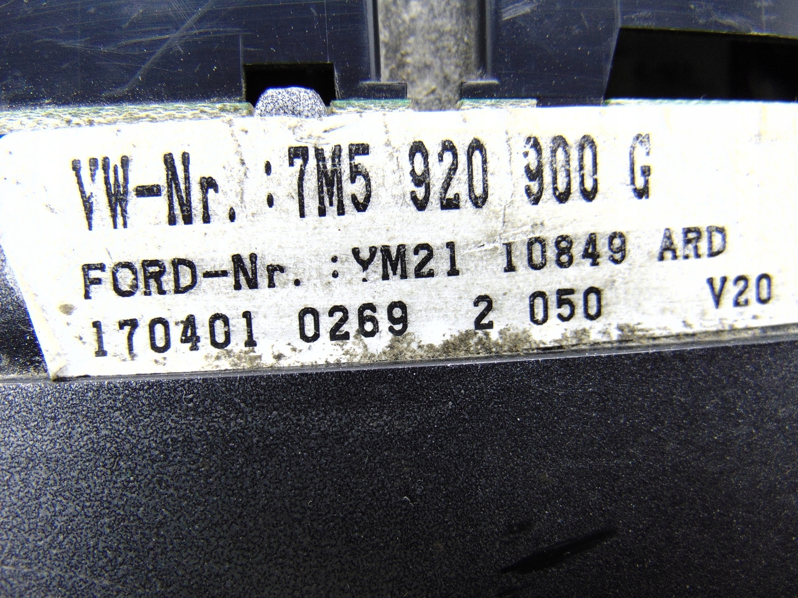 спидометр часы FORD GALAXY MK2 tdi 7M5920900G