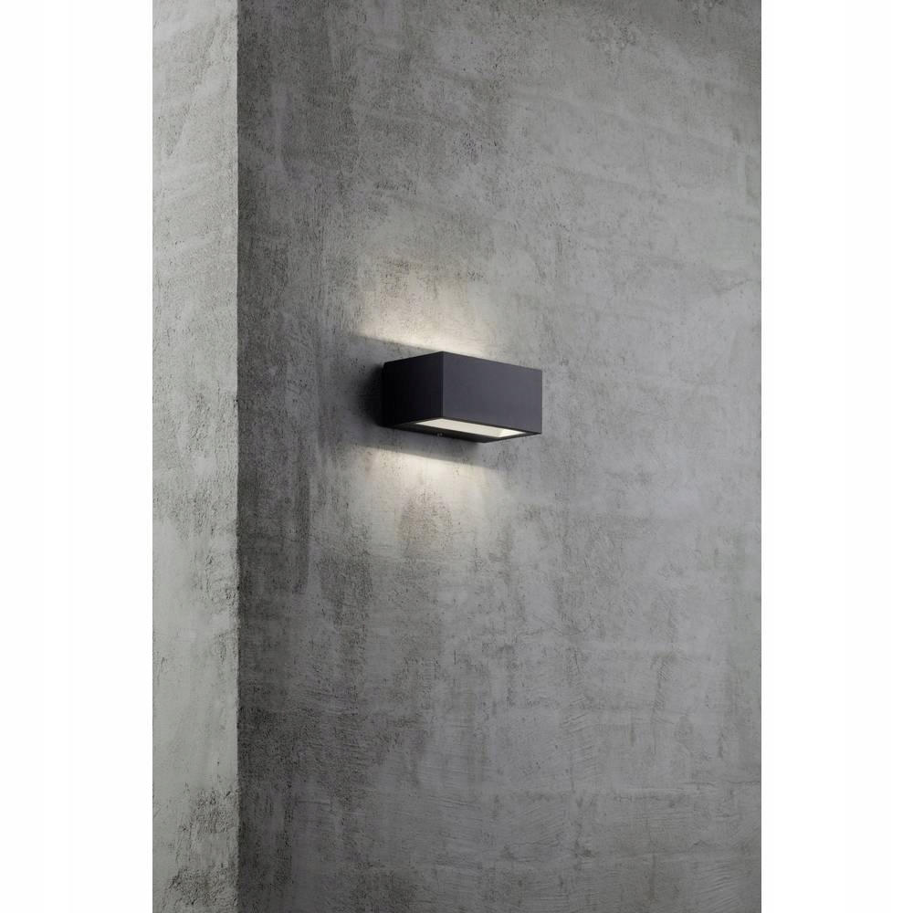 Venkovní nástěnné svítidlo Nene Nordlux černé, Led zdroj 10,5W 700lm IP54 3000K