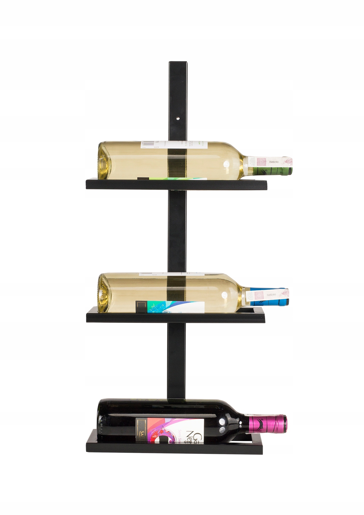 WIESZAK NA WINO ,STOJAK LOFT 3 BUTELKI DO WINA