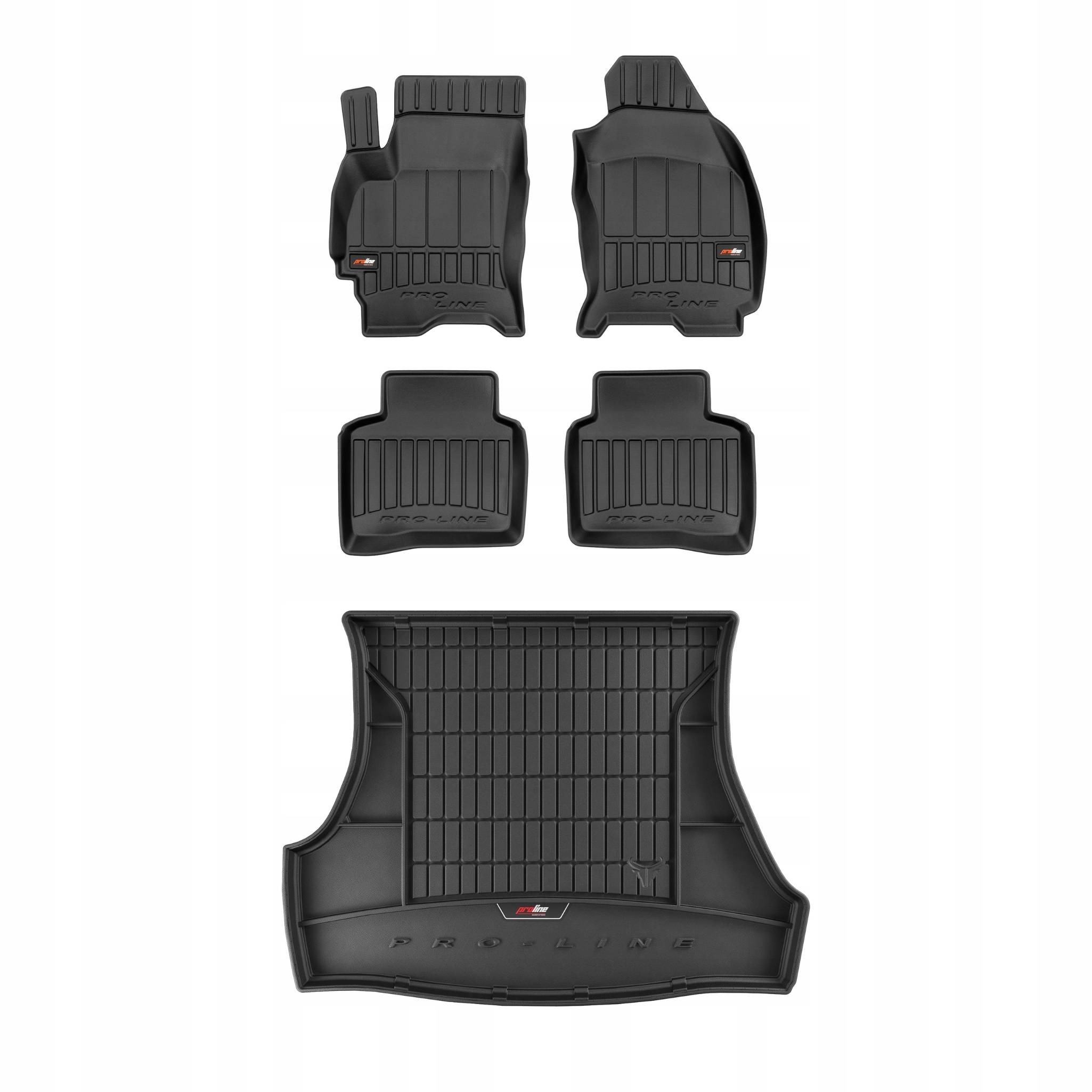 Frogum 3D Sada gumových koberců a rohože s logem pro Ford Mondeo III 2000-2007