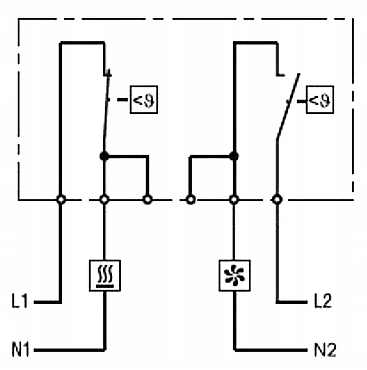 TERMOSTAT ZR-011 Waga produktu z opakowaniem jednostkowym 0.096 kg