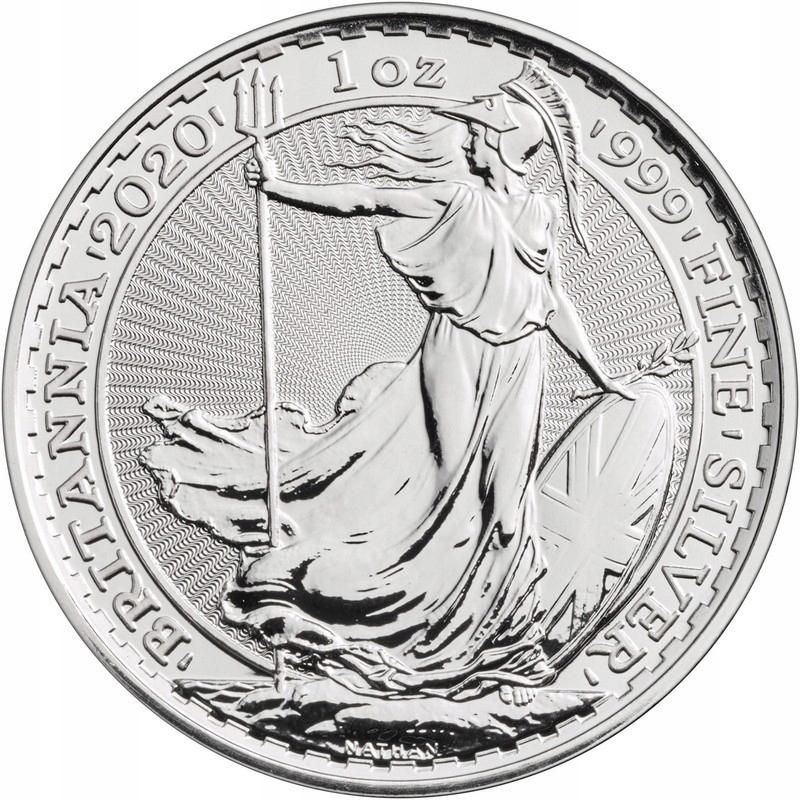 

Srebrna Moneta Britannia 2020, 1 uncja