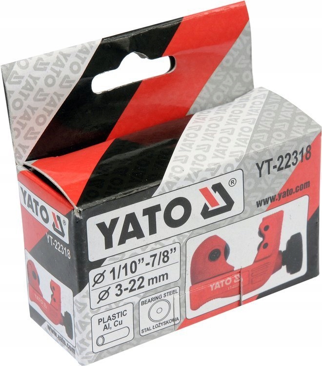 YATO OBCINAK NOŻYCE DO RUR MIEDZIANYCH 3-22 MM ALU Marka Yato