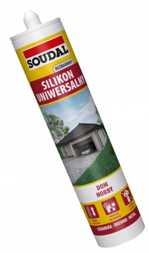 

Soudal Silikon Uniwersalny Bezbarwny Dom 280 ml