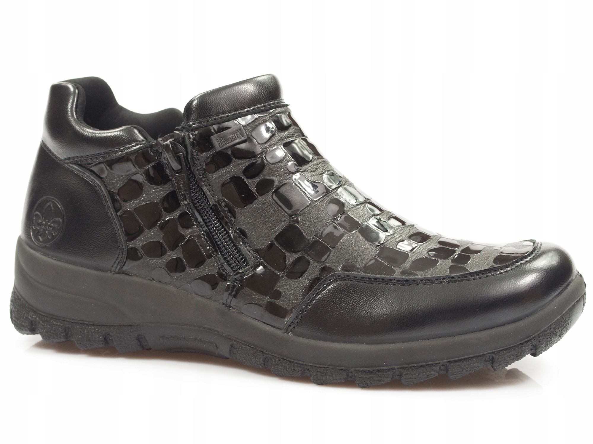 

Botki Rieker Tex L7182-00 Skóra Owcza Wełna Czarne