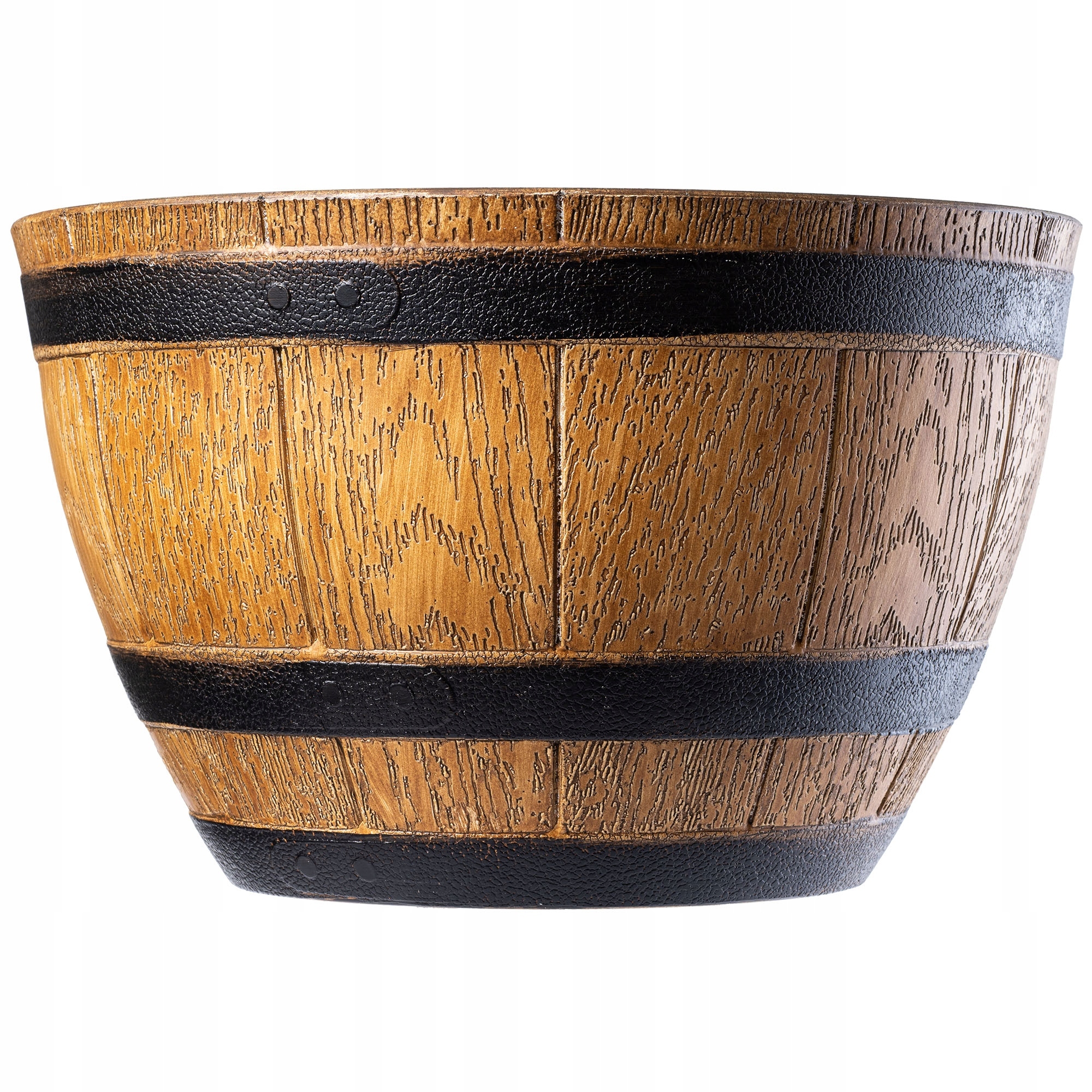 DONICZKA OSŁONKA DONICA NA KWIATY 40CM JASNY BRĄZ