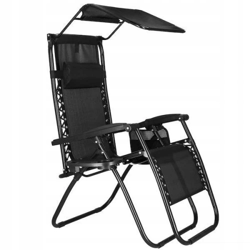 Záhradné lehátko so strieškou Springos GC0003