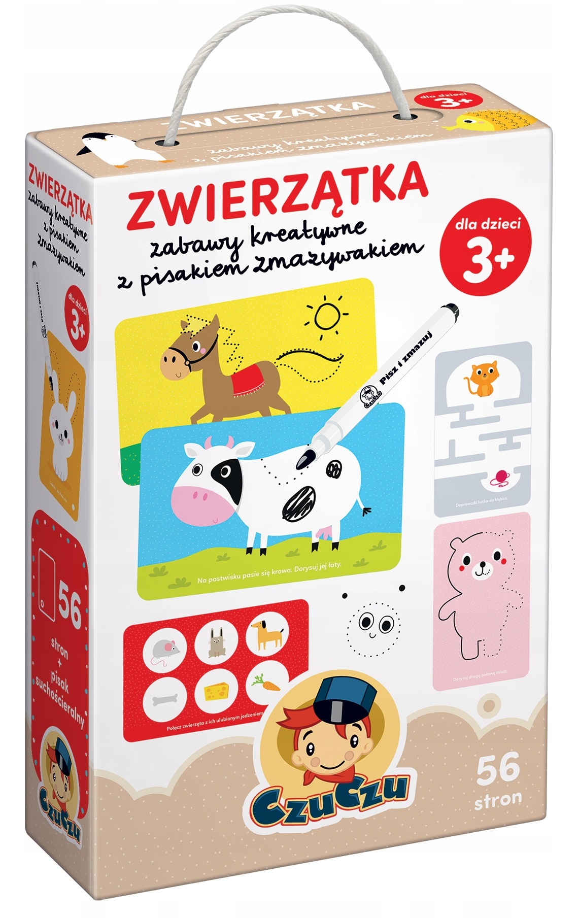 

Zwierzątka Zabawy Kreatywne z Pisakiem Zmazywakiem