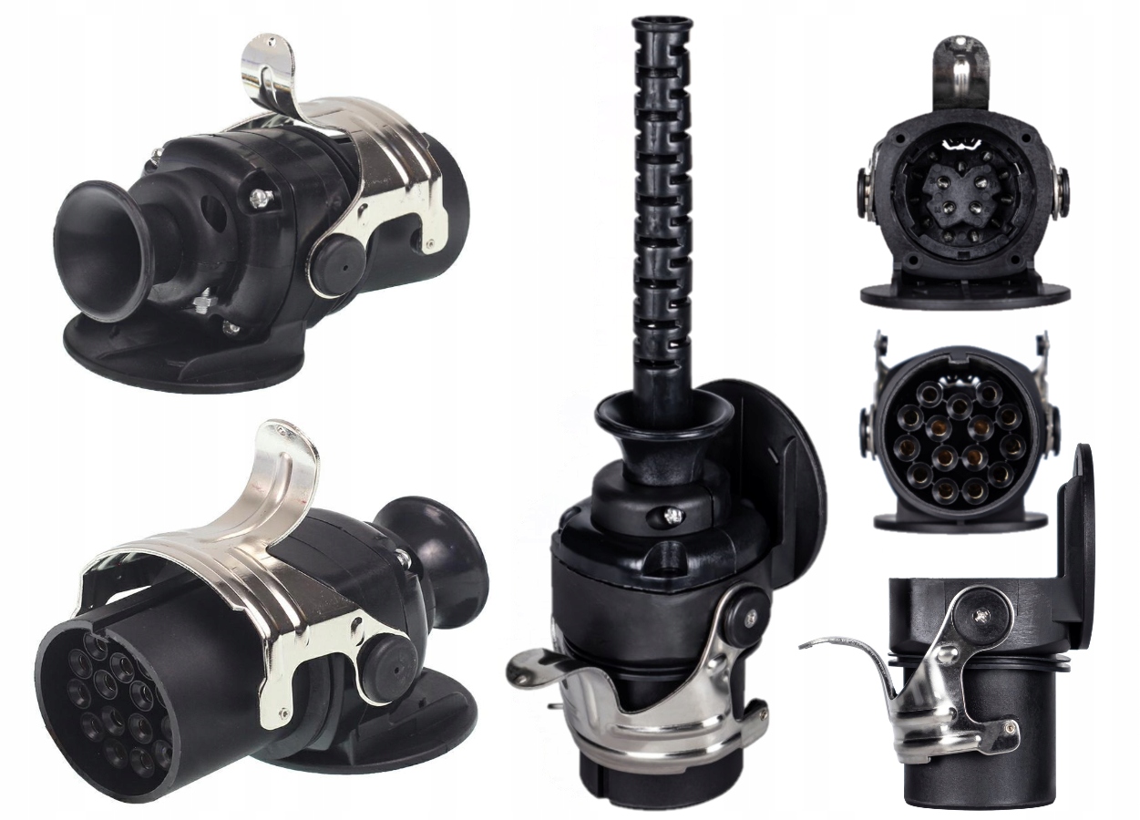 WTYCZKA NACZEPY ADR 15 PINOWA 24V KONTAKTY SKRĘCANE 15 PIN NACZEPY TIR