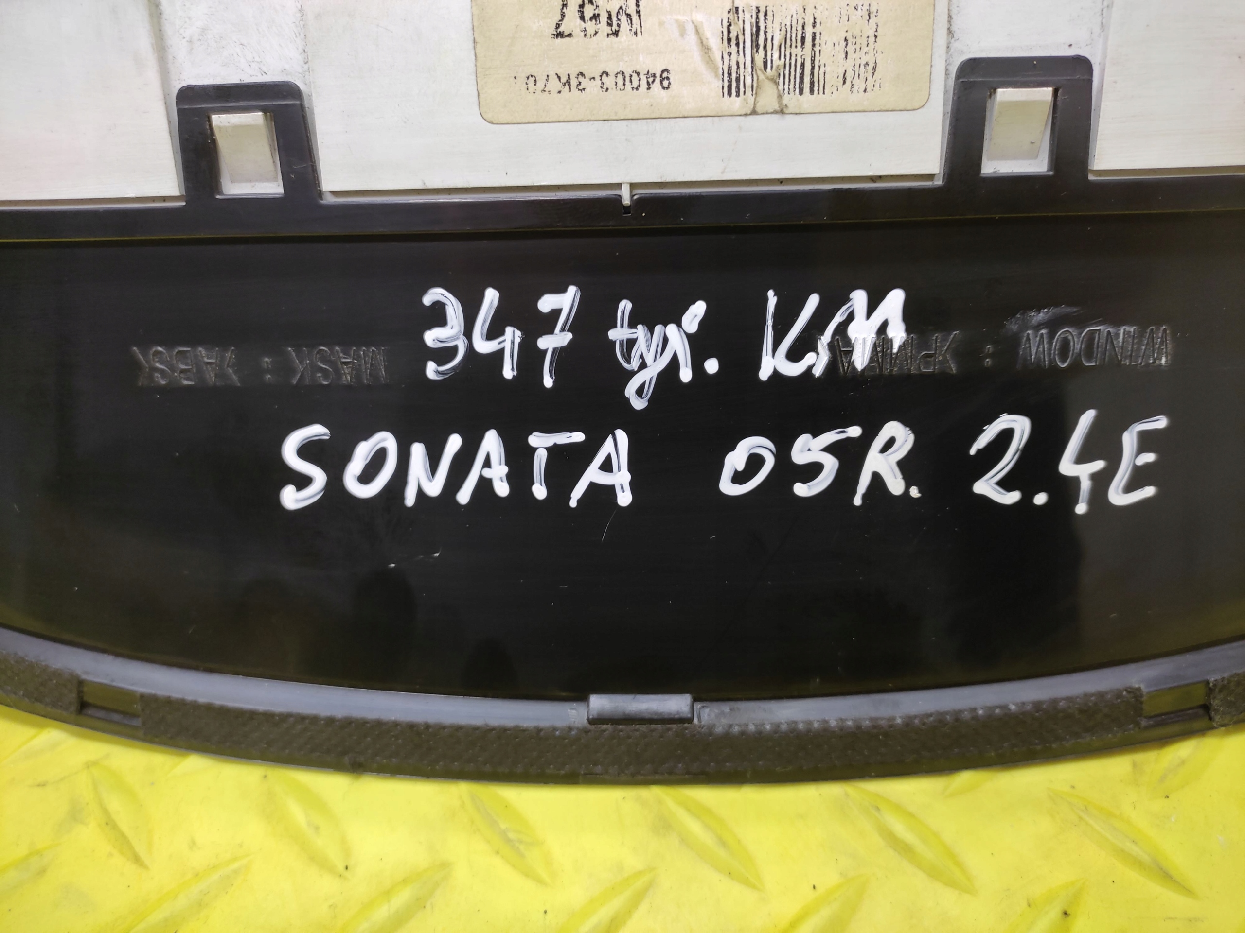 HYUNDAI SONATA 2.4 dials dials