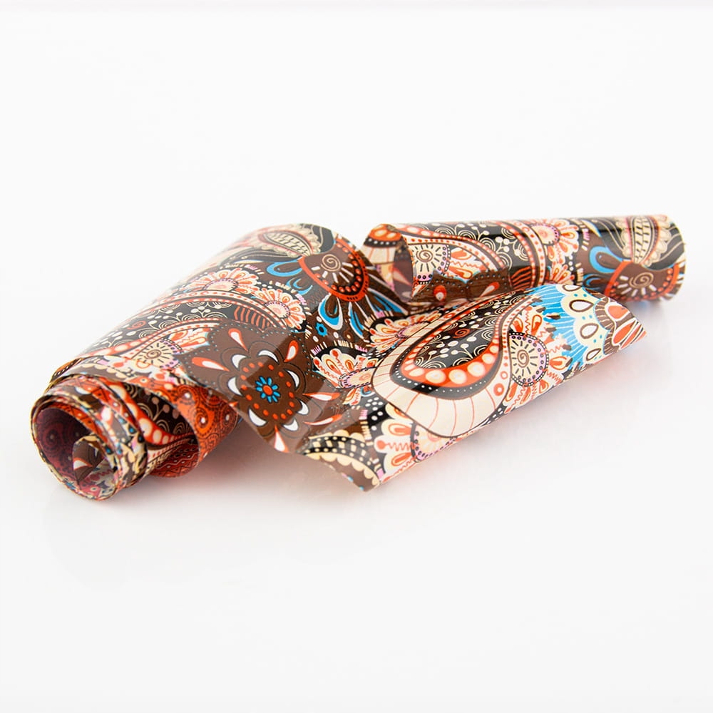 

folia transferowa tuba 100 cm retro paisley Nr 11