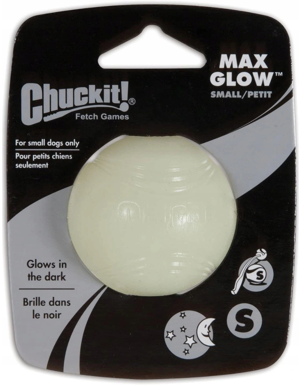 

Chuckit Max Glow Ball dla psa S zabawka piłka