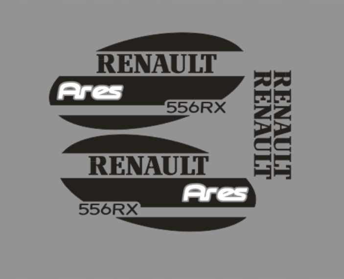 Samolepky Renault Ares 556RX