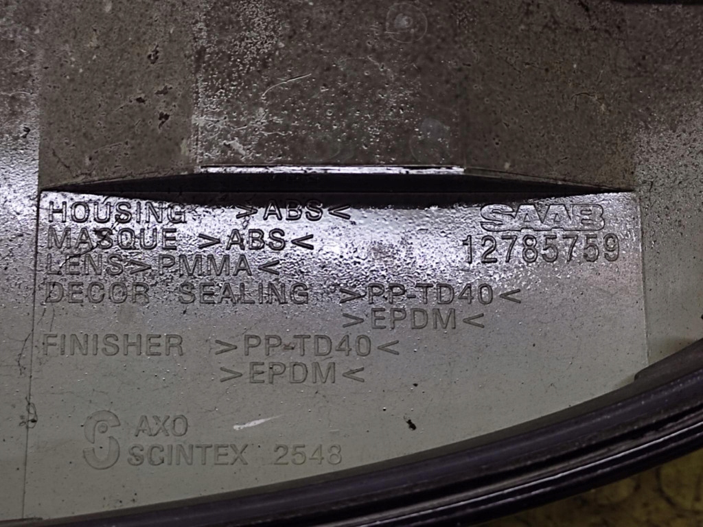SAAB 9-3 II sedan light left rear part 12785759