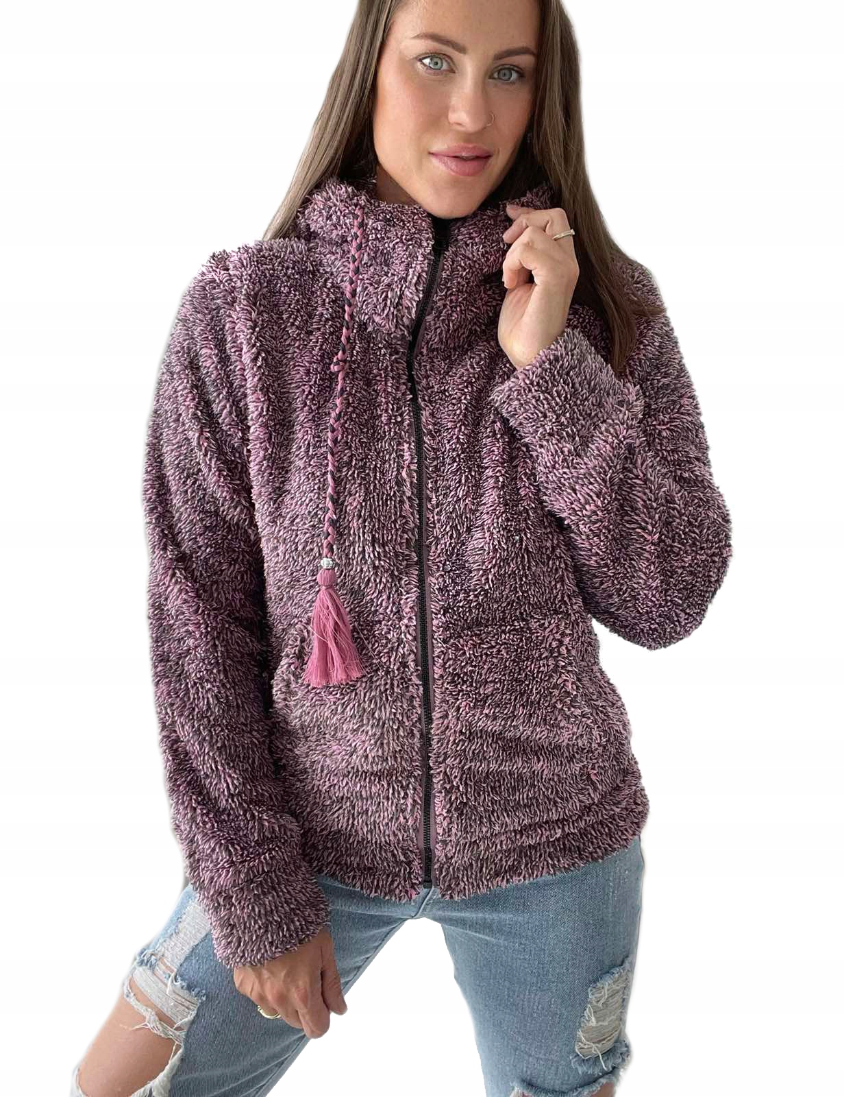 

Bluza damska rozpinana pluszowa Benter r. XL