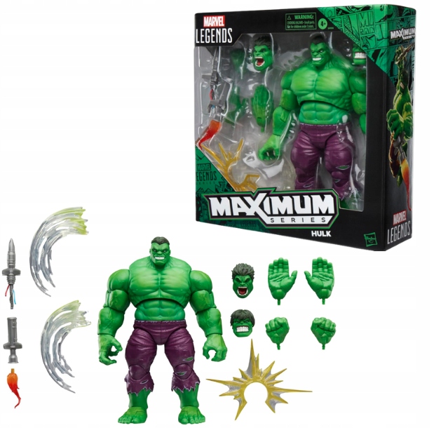 Hasbro Marvel Legends Maximum Series Hulk Figurka Na Hraní Dárek 3+