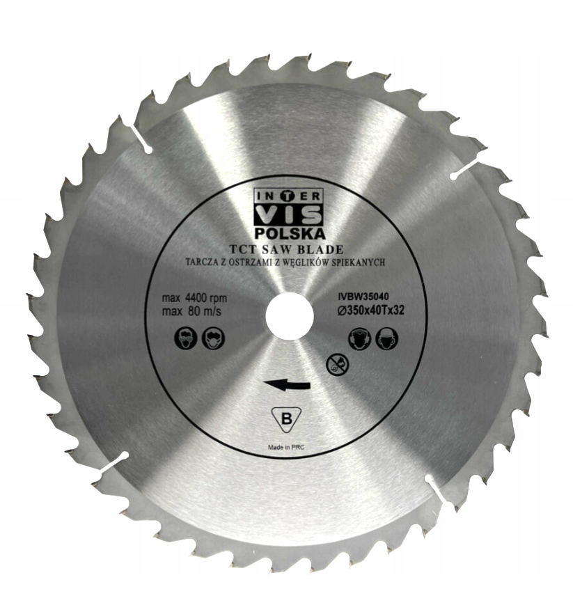 

Tarcza Widiowa Do Drewna 350 mm x 32 x 40T Widia