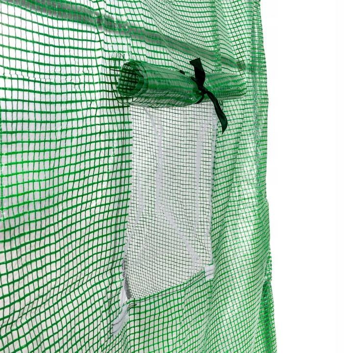 Szklarnia ogrodowa Tunel foliowy MIRPOL 3x4,5x2m Liczba okien 8