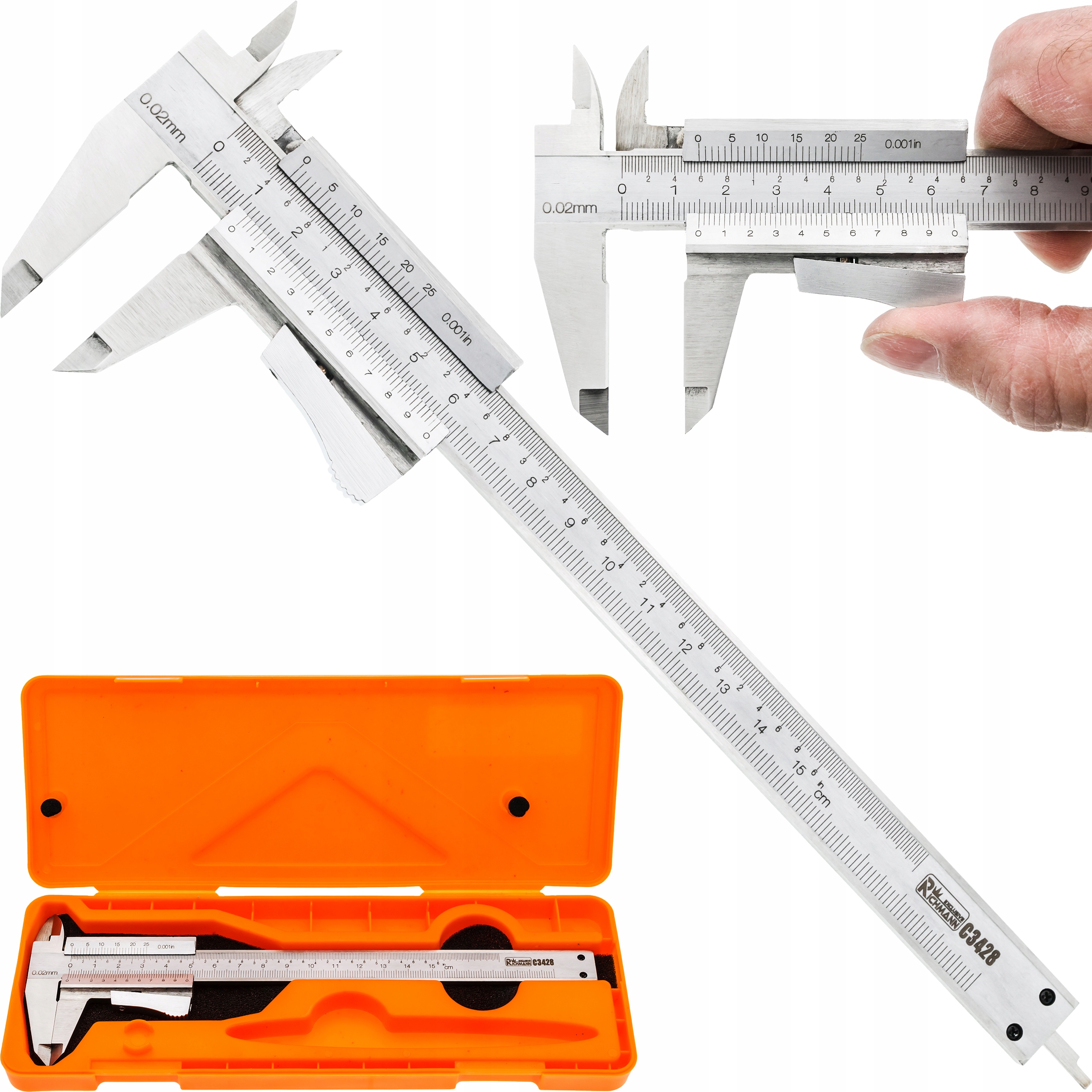 

Suwmiarka Analogowa Noniuszowa 150mm Etui Richmann