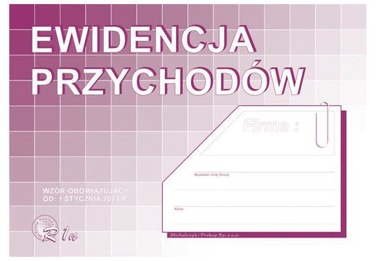 

Ewidencja przychodów A5 R1 M&p New 2022