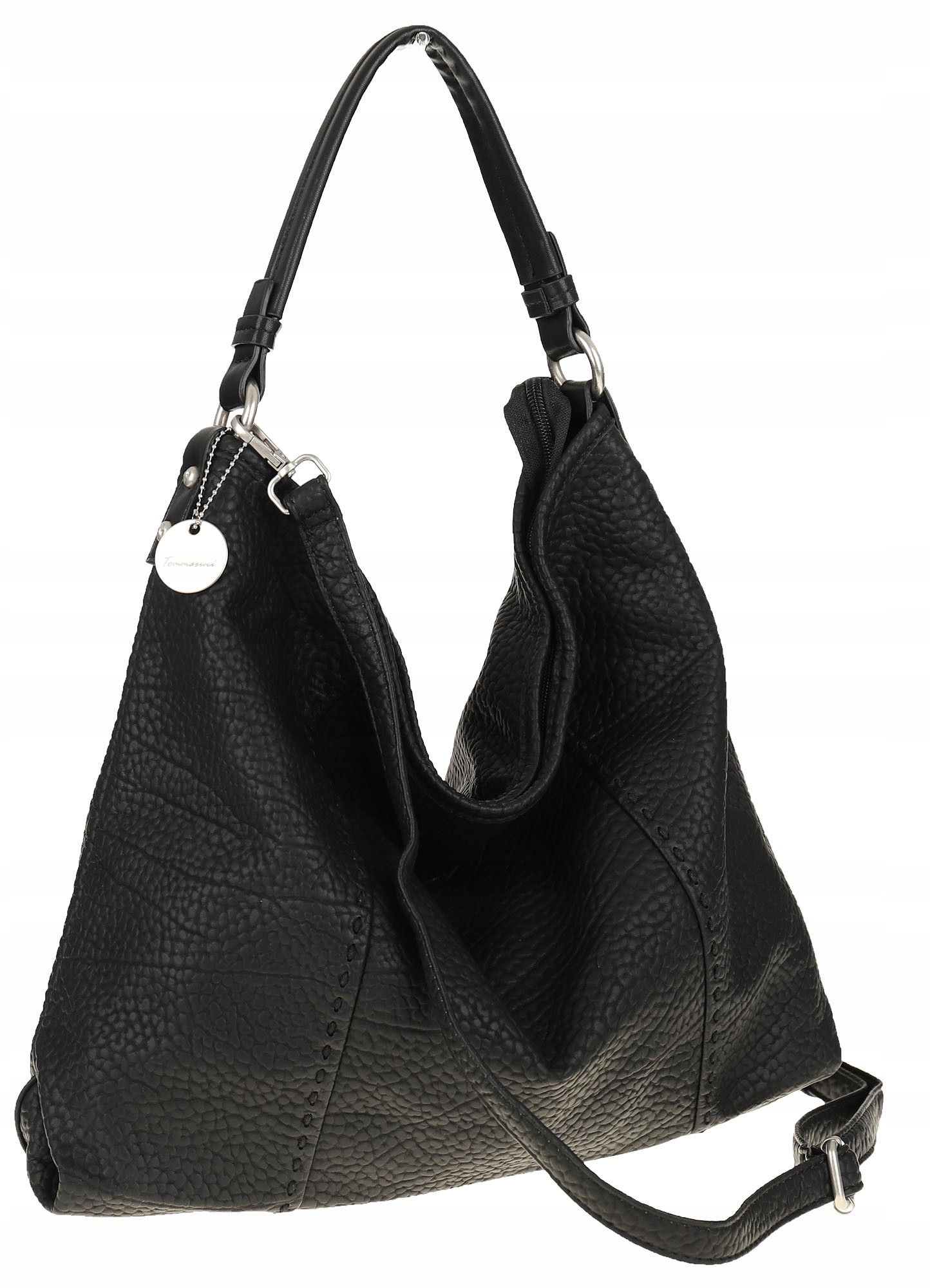 Tommasini Dámská kabelka italské značky Kabelka Přes Rameno Shopper 35101 Černá