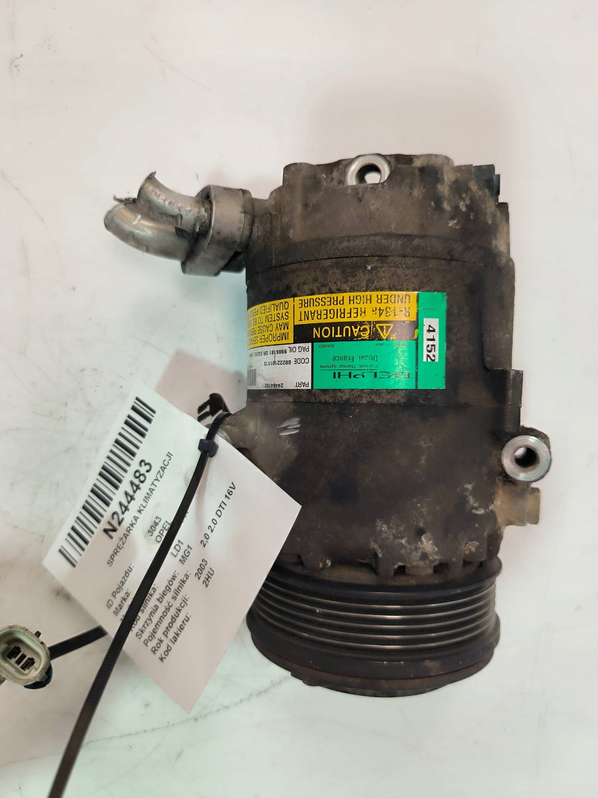 Klimakompressor klimaanlage 24464152 OPEL ZAFIRA A