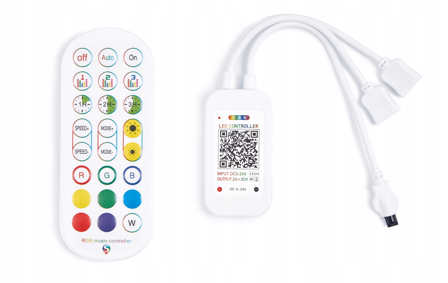 Sterownik Kontroler do taśmy LED RGB BLUETOOTH Typ sterownik