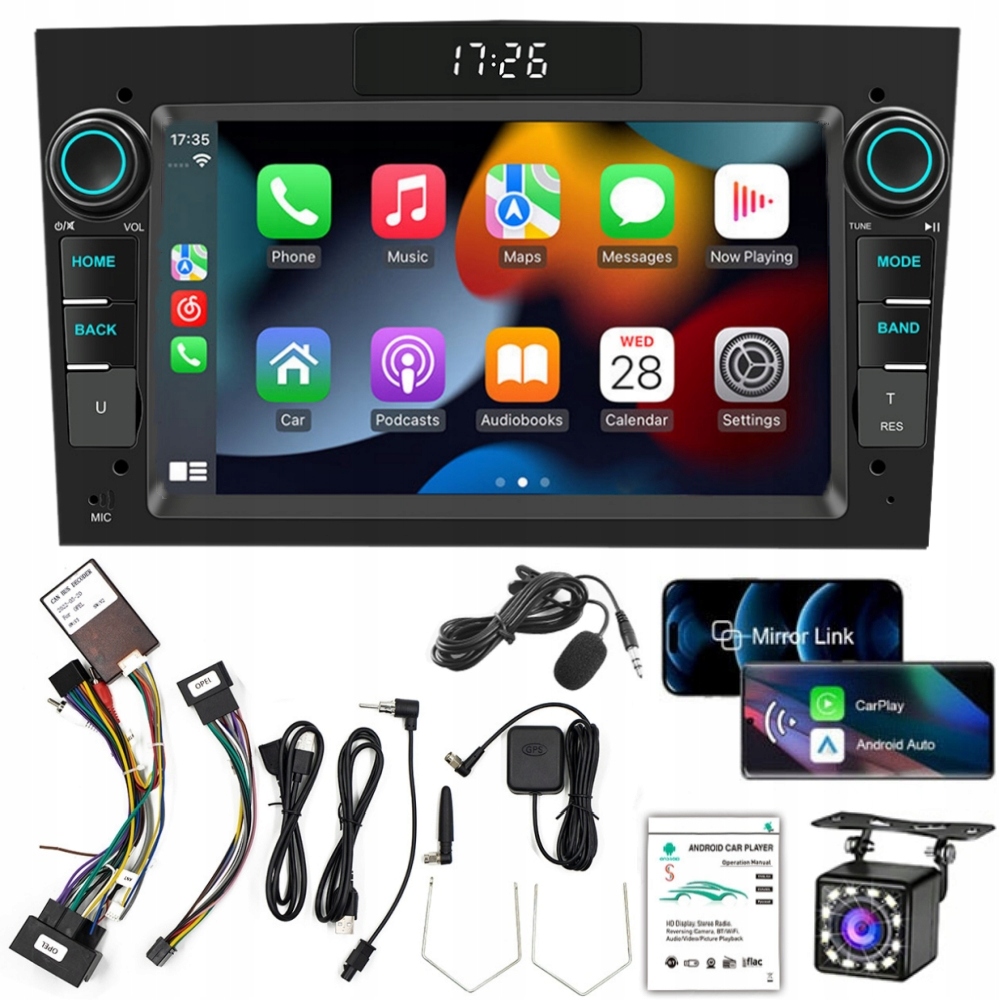 Rádio Android 13 Opel Vectra C Zafira Astra H Antara Corsa D Meriva Vivrao