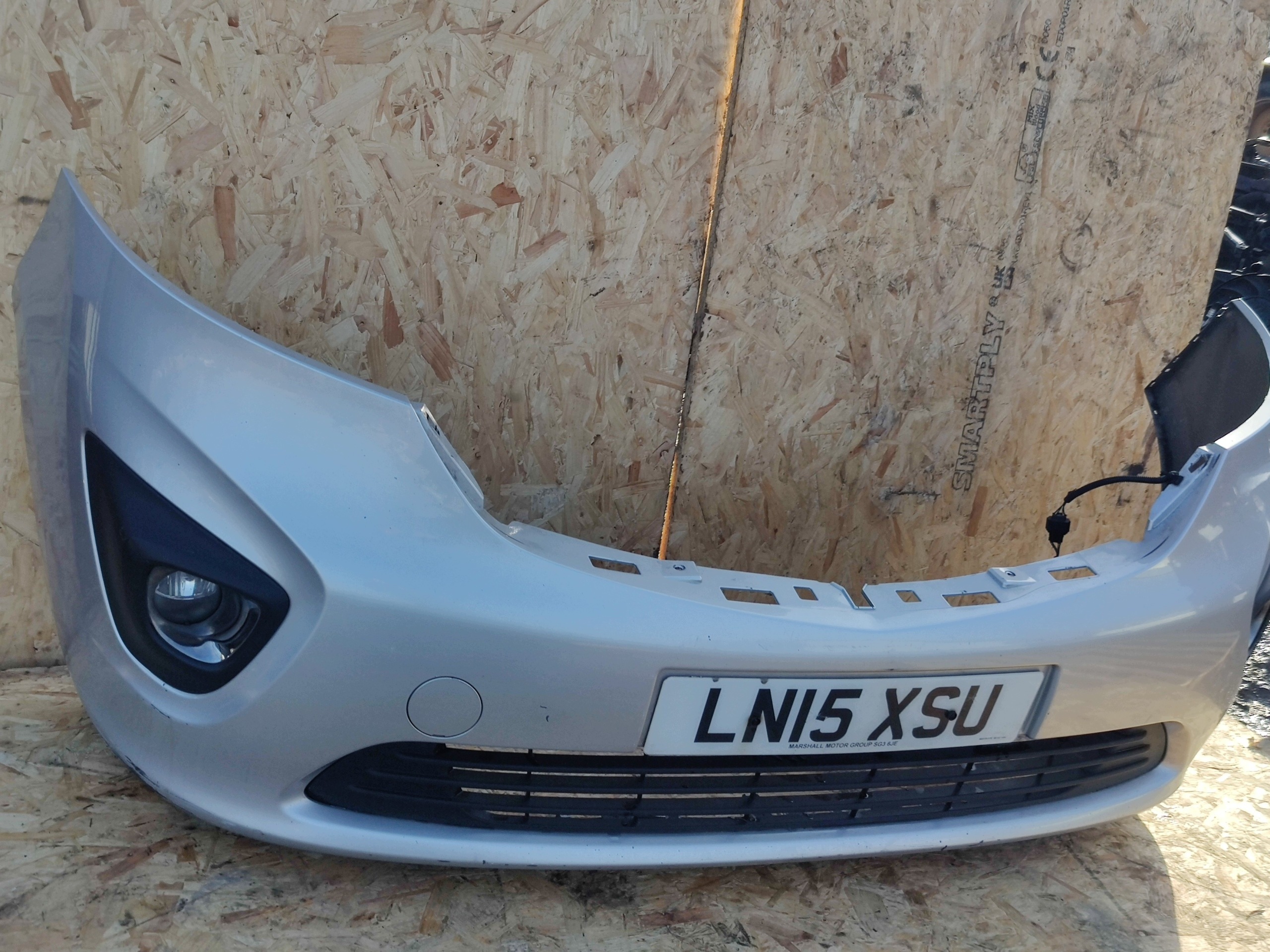 OPEL VIVARO B 2015R bumper front front complete SREBRNY