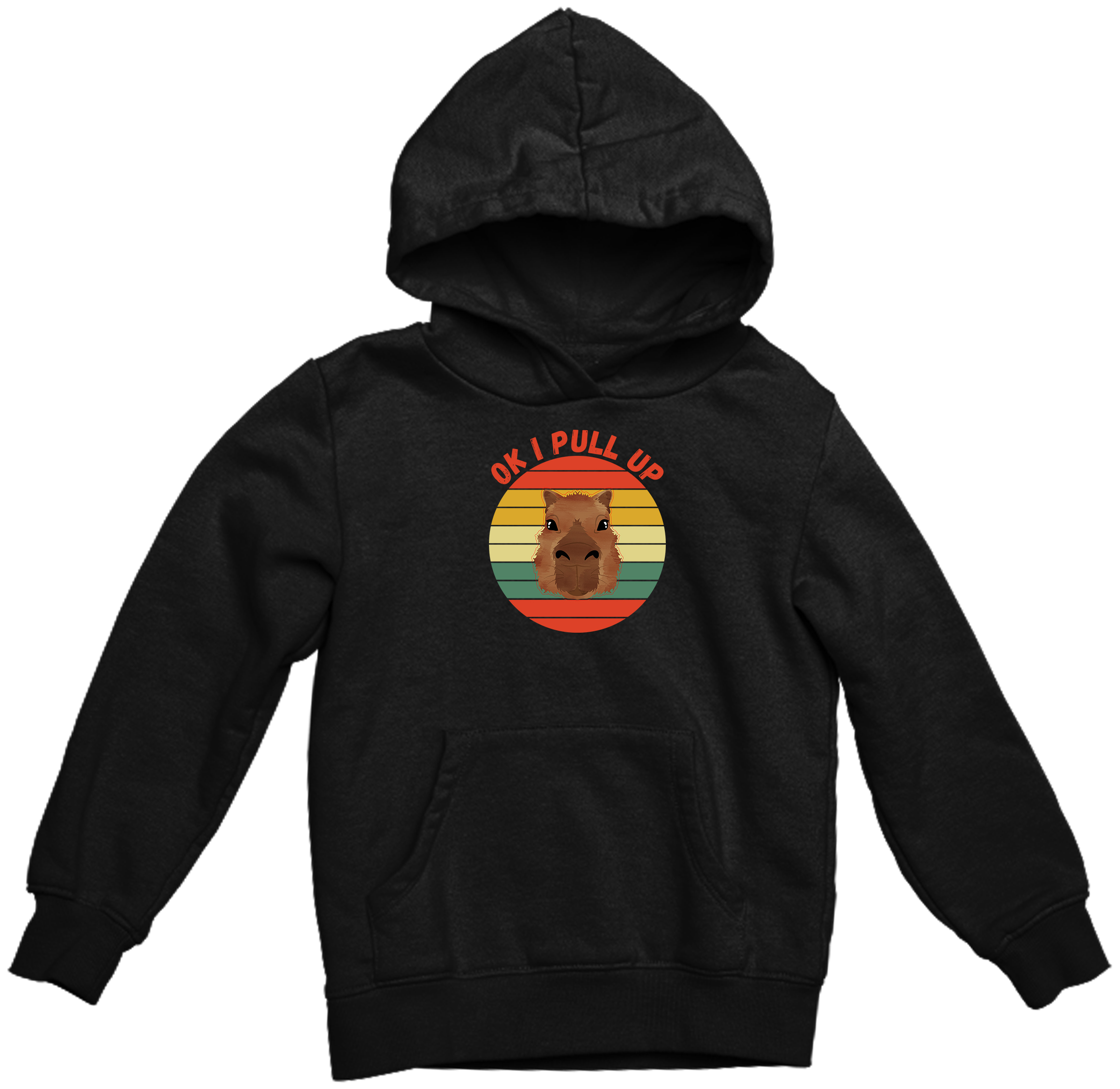 

Bluza Z Kapturem Kapibara Fana Czarna 3 XL
