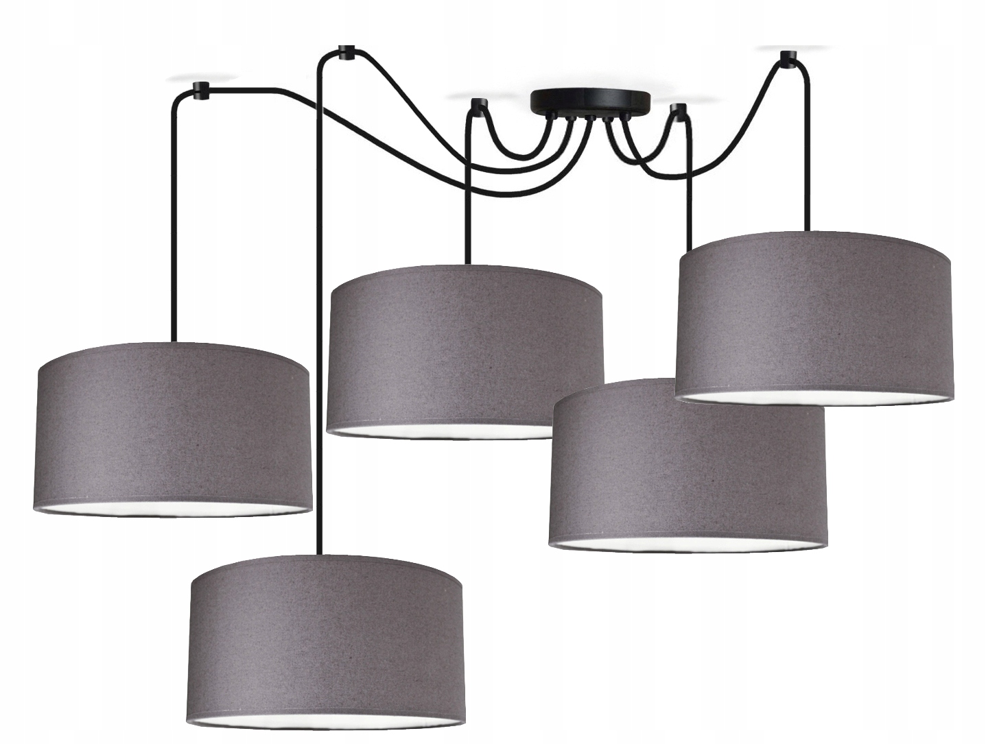 Závesná stropná lampa luster Pajúk Tienidlo stropné svietidlá do obývačky loft