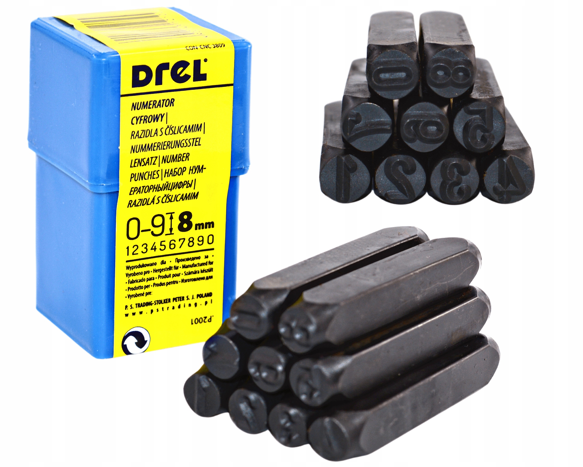 

Numerator Znaczniki Numeratory Cyfry Stemple 8 MM