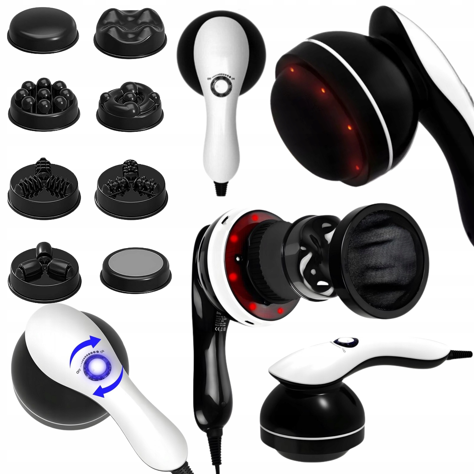 Ujędrniający Masażer Do Ciała 9w1 wyszczuplający masażer Antycellulitowy