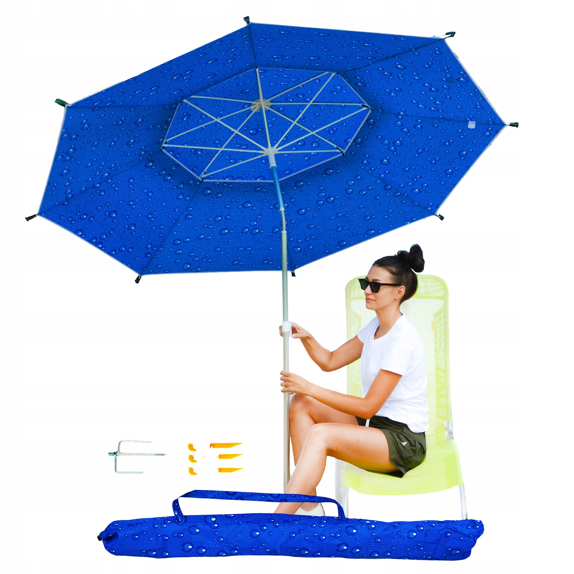 

Parasol ogrodowy wzmacniany z filtrem UPP50 210 cm