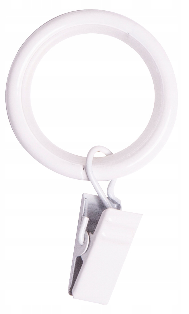 

Ciche Kółka Do Karnisza Z Żabkami 19MM/16MM Białe