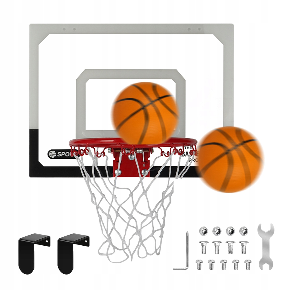 Závěsný Stojan Na Mini Basketbal Pro Vnitřní I Venkovní Použití +2X Míč