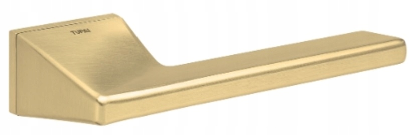 Kľučka na obdĺžnikovej rozete Tupai 4130 5RE-208 zlatá matná