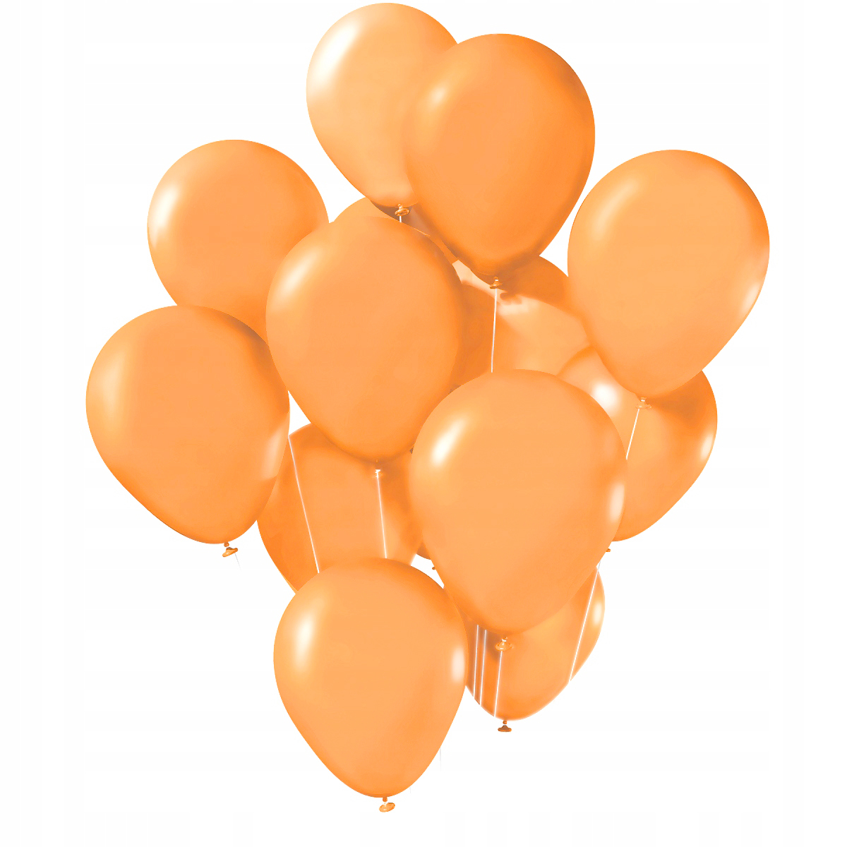 

Balony pomarańczowe duże Matowe pastelowe wesele