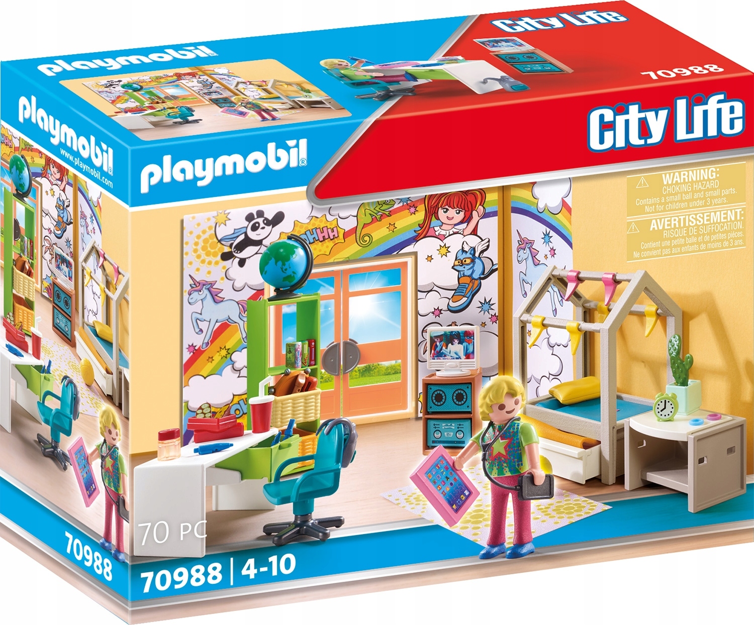 

Playmobil Pokój Nastolatka Zestaw Klocków 70988