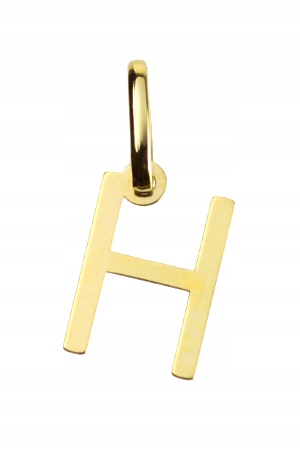

Literka "h" Zawieszka Złota 333