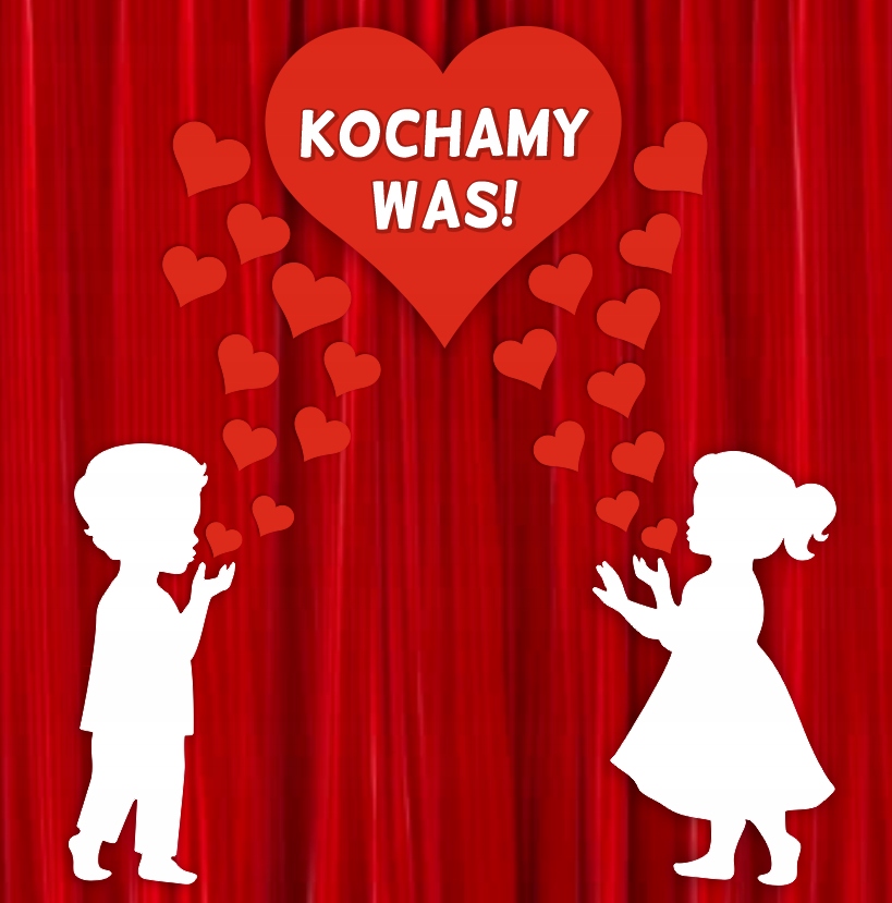 Dekoracja Dzień Mamy i Taty - DZIECI+SERCA - XXL Kod producenta OZDOBA-DMUCHAJACE-DZIECI-XXL