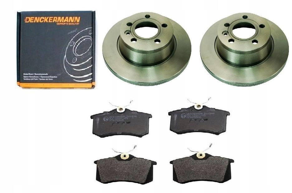 Kotouče Kostky Ford Galaxy I Zadní 268MM Sada