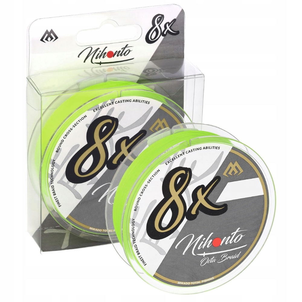 Mikado Plecionka 8-splotowa Nihonto Octa Braid 0.20mm 150m Fluo